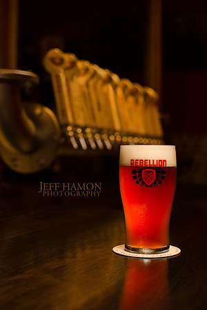 Rebellion Brewing Company Product Photography