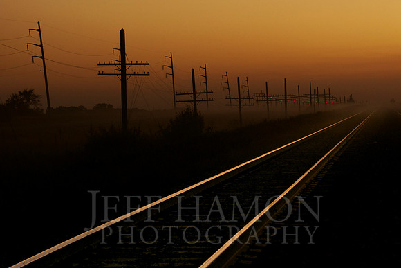 Dusk on the Rails